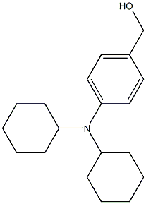 [4-(dicyclohexylamino)phenyl]methanol 结构式