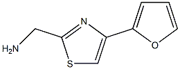 [4-(furan-2-yl)-1,3-thiazol-2-yl]methanamine 结构式