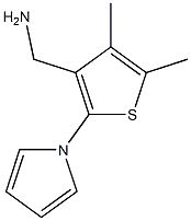 [4,5-dimethyl-2-(1H-pyrrol-1-yl)thien-3-yl]methylamine 结构式