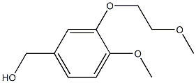 [4-methoxy-3-(2-methoxyethoxy)phenyl]methanol 结构式