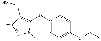 [5-(4-ethoxyphenoxy)-1,3-dimethyl-1H-pyrazol-4-yl]methanol 结构式