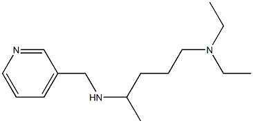 [5-(diethylamino)pentan-2-yl](pyridin-3-ylmethyl)amine 结构式