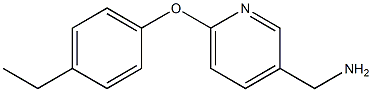 [6-(4-ethylphenoxy)pyridin-3-yl]methylamine 结构式