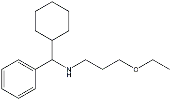 [cyclohexyl(phenyl)methyl](3-ethoxypropyl)amine 结构式