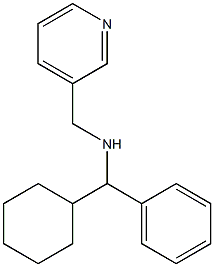 [cyclohexyl(phenyl)methyl](pyridin-3-ylmethyl)amine 结构式