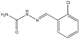 {[(2-chlorophenyl)methylidene]amino}urea 结构式