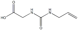 {[(allylamino)carbonyl]amino}acetic acid 结构式