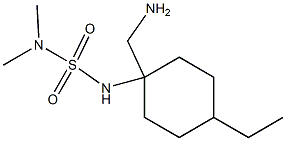 {1-[(dimethylsulfamoyl)amino]-4-ethylcyclohexyl}methanamine 结构式