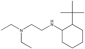 {2-[(2-tert-butylcyclohexyl)amino]ethyl}diethylamine 结构式