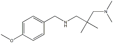 {2-[(dimethylamino)methyl]-2-methylpropyl}[(4-methoxyphenyl)methyl]amine 结构式