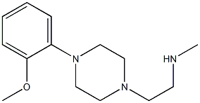 {2-[4-(2-methoxyphenyl)piperazin-1-yl]ethyl}(methyl)amine 结构式