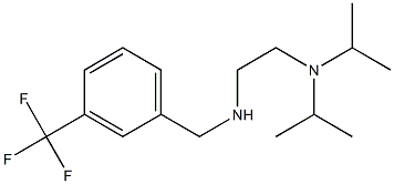 {2-[bis(propan-2-yl)amino]ethyl}({[3-(trifluoromethyl)phenyl]methyl})amine 结构式