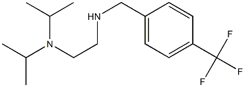 {2-[bis(propan-2-yl)amino]ethyl}({[4-(trifluoromethyl)phenyl]methyl})amine 结构式