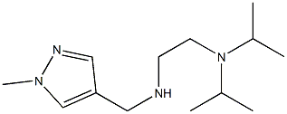 {2-[bis(propan-2-yl)amino]ethyl}[(1-methyl-1H-pyrazol-4-yl)methyl]amine 结构式