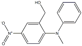 {2-[methyl(phenyl)amino]-5-nitrophenyl}methanol 结构式