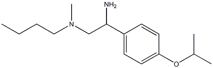 {2-amino-2-[4-(propan-2-yloxy)phenyl]ethyl}(butyl)methylamine 结构式