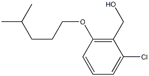 {2-chloro-6-[(4-methylpentyl)oxy]phenyl}methanol 结构式