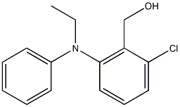 {2-chloro-6-[ethyl(phenyl)amino]phenyl}methanol 结构式