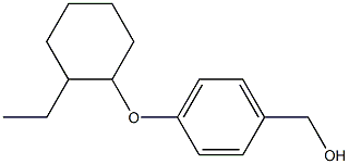 {4-[(2-ethylcyclohexyl)oxy]phenyl}methanol 结构式