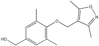 {4-[(3,5-dimethyl-1,2-oxazol-4-yl)methoxy]-3,5-dimethylphenyl}methanol 结构式