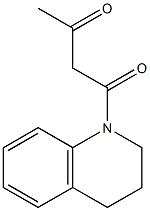 1-(1,2,3,4-tetrahydroquinolin-1-yl)butane-1,3-dione 结构式