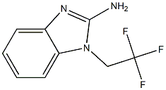 1-(2,2,2-trifluoroethyl)-1H-1,3-benzodiazol-2-amine 结构式