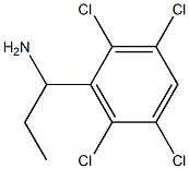 1-(2,3,5,6-tetrachlorophenyl)propan-1-amine 结构式