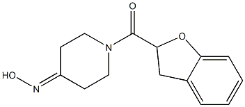 1-(2,3-dihydro-1-benzofuran-2-ylcarbonyl)piperidin-4-one oxime 结构式