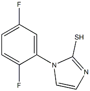 1-(2,5-difluorophenyl)-1H-imidazole-2-thiol 结构式