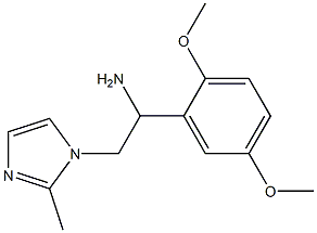 1-(2,5-dimethoxyphenyl)-2-(2-methyl-1H-imidazol-1-yl)ethanamine 结构式