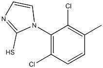 1-(2,6-dichloro-3-methylphenyl)-1H-imidazole-2-thiol 结构式