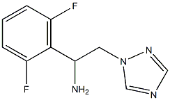 1-(2,6-difluorophenyl)-2-(1H-1,2,4-triazol-1-yl)ethanamine 结构式