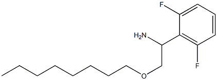 1-(2,6-difluorophenyl)-2-(octyloxy)ethan-1-amine 结构式