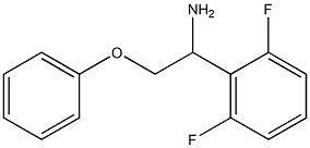 1-(2,6-difluorophenyl)-2-phenoxyethanamine 结构式