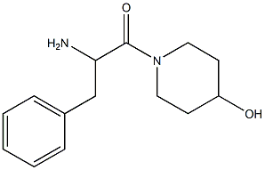 1-(2-amino-3-phenylpropanoyl)piperidin-4-ol 结构式