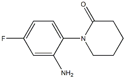 1-(2-amino-4-fluorophenyl)piperidin-2-one 结构式