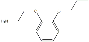 1-(2-aminoethoxy)-2-propoxybenzene 结构式