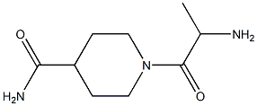 1-(2-aminopropanoyl)piperidine-4-carboxamide 结构式