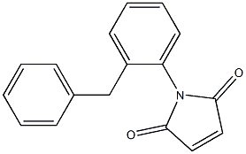 1-(2-benzylphenyl)-2,5-dihydro-1H-pyrrole-2,5-dione 结构式