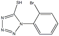 1-(2-bromophenyl)-1H-1,2,3,4-tetrazole-5-thiol 结构式