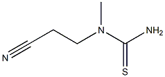 1-(2-cyanoethyl)-1-methylthiourea 结构式