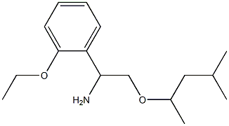 1-(2-ethoxyphenyl)-2-[(4-methylpentan-2-yl)oxy]ethan-1-amine 结构式