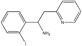 1-(2-iodophenyl)-2-(pyridin-2-yl)ethan-1-amine 结构式
