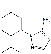 1-(2-isopropyl-5-methylcyclohexyl)-1H-pyrazol-5-amine 结构式