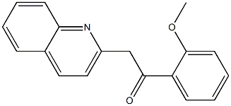 1-(2-methoxyphenyl)-2-(quinolin-2-yl)ethan-1-one 结构式