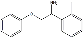 1-(2-methylphenyl)-2-phenoxyethanamine 结构式