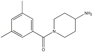 1-(3,5-dimethylbenzoyl)piperidin-4-amine 结构式