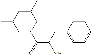 1-(3,5-dimethylpiperidin-1-yl)-1-oxo-3-phenylpropan-2-amine 结构式