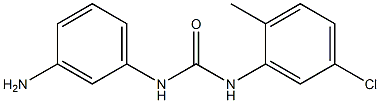 1-(3-aminophenyl)-3-(5-chloro-2-methylphenyl)urea 结构式