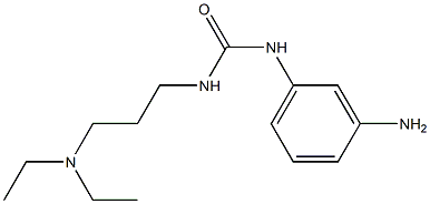 1-(3-aminophenyl)-3-[3-(diethylamino)propyl]urea 结构式